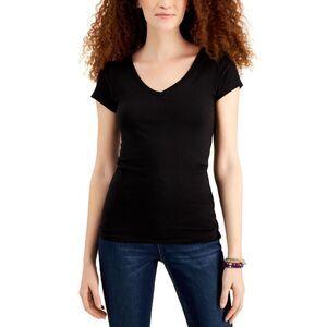 Juniors' V-Neck T-Shirt